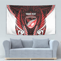 Counties Manukau 2026 Rugby Custom Tapestry NZ Maori Silver Fern