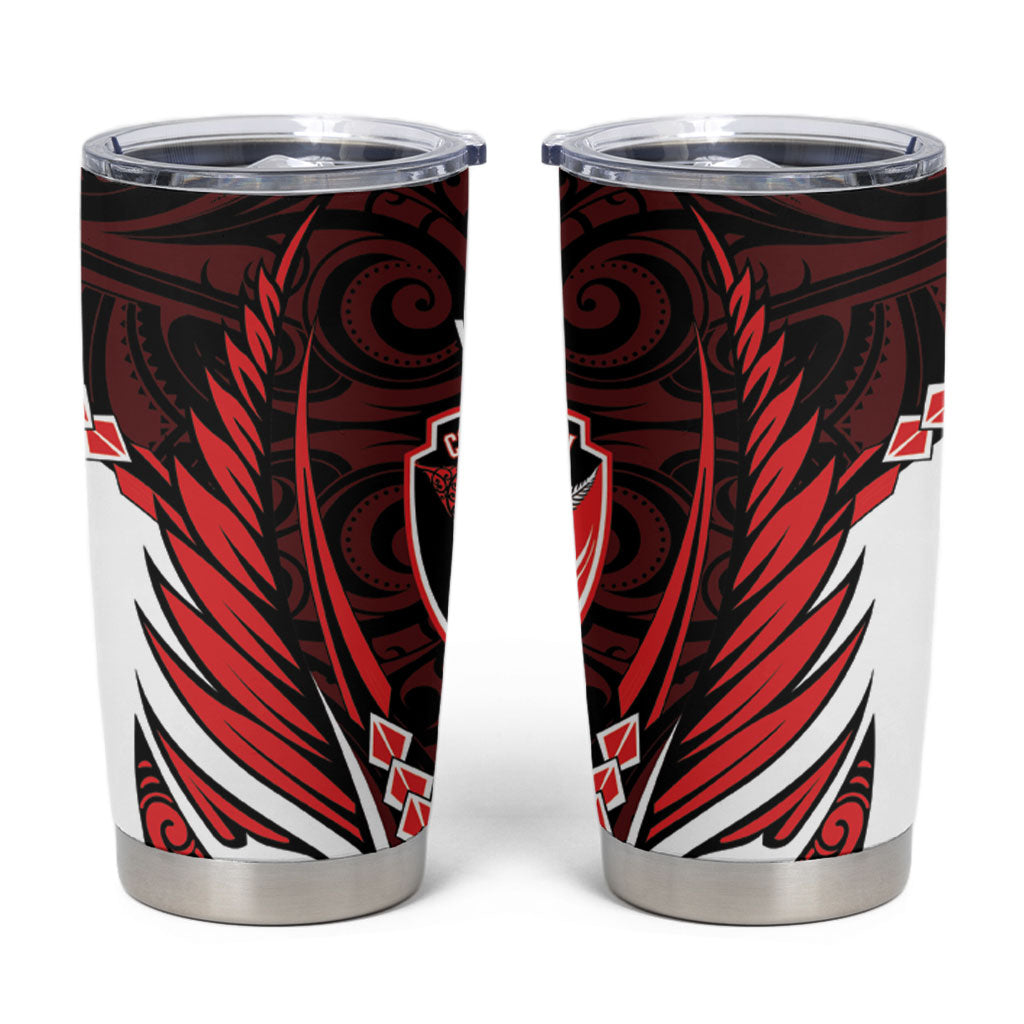 Counties Manukau 2026 Rugby Custom Tumbler Cup NZ Maori Silver Fern