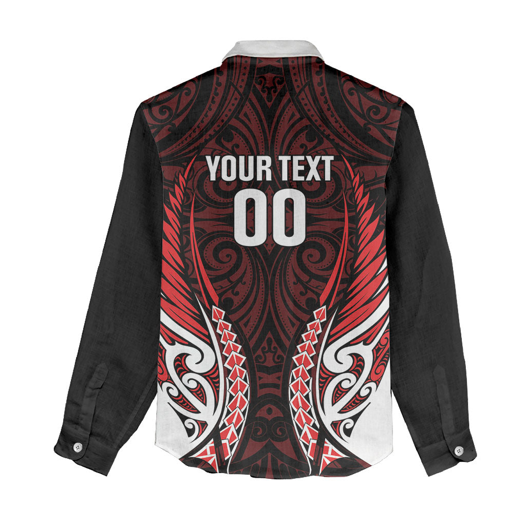 Counties Manukau 2026 Rugby Custom Women Casual Shirt NZ Maori Silver Fern LT14 - Polynesian Pride