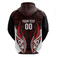 Counties Manukau 2026 Rugby Custom Zip Hoodie NZ Maori Silver Fern LT14 - Polynesian Pride