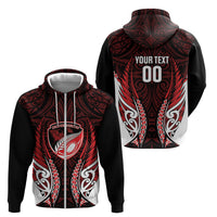 Counties Manukau 2026 Rugby Custom Zip Hoodie NZ Maori Silver Fern LT14 - Polynesian Pride