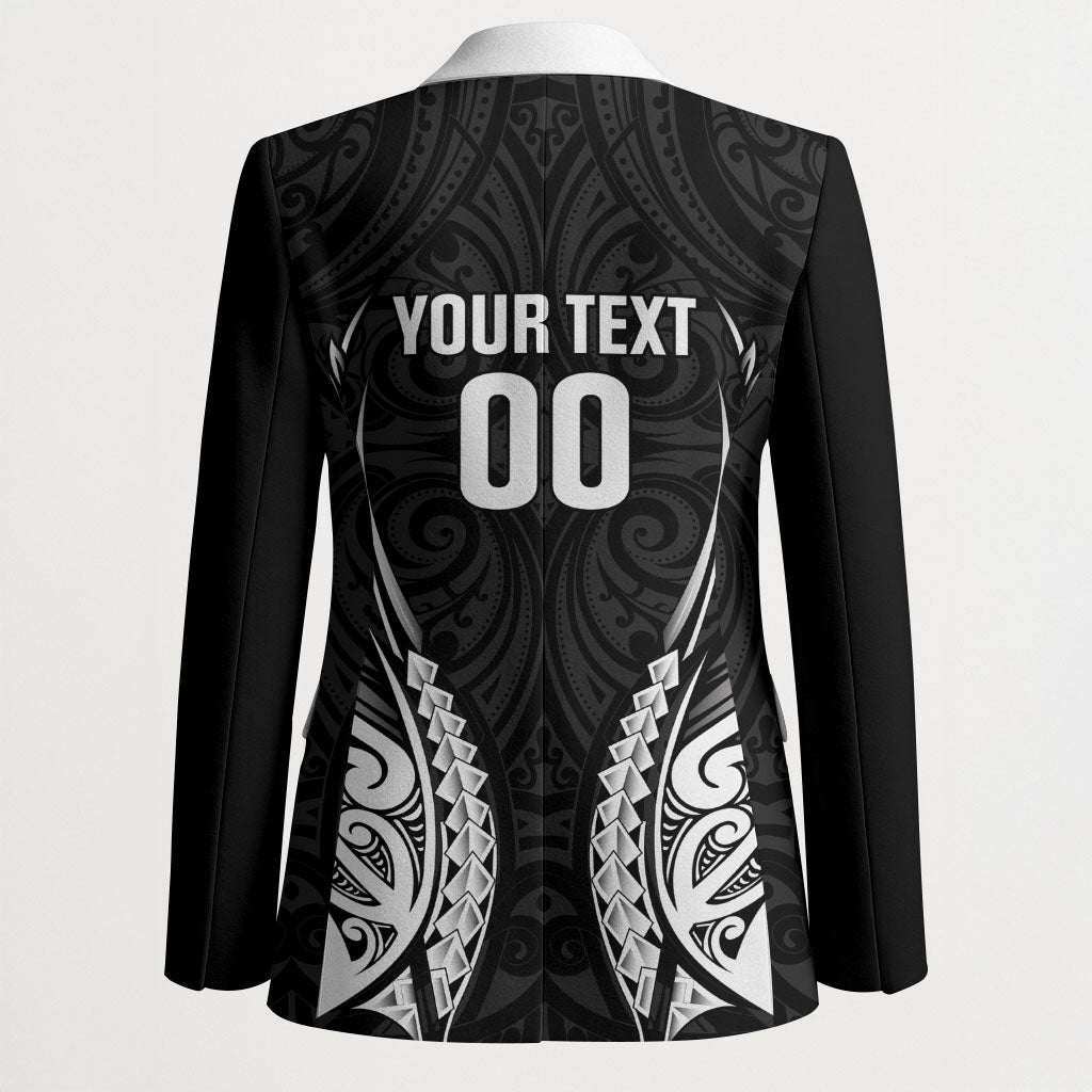 Hawke's Bay 2026 Rugby Custom Blazer NZ Maori Silver Fern LT14 - Polynesian Pride