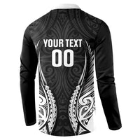 Hawke's Bay 2026 Rugby Custom Button Sweatshirt NZ Maori Silver Fern
