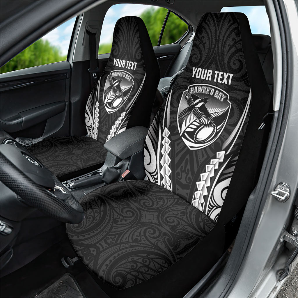 Hawke's Bay 2026 Rugby Custom Car Seat Cover NZ Maori Silver Fern