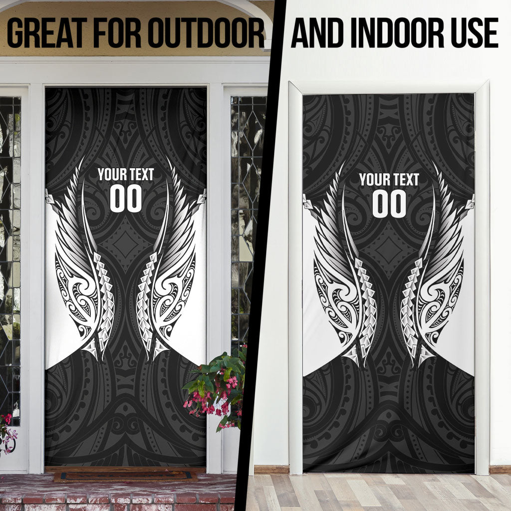 Hawke's Bay 2026 Rugby Custom Door Cover NZ Maori Silver Fern