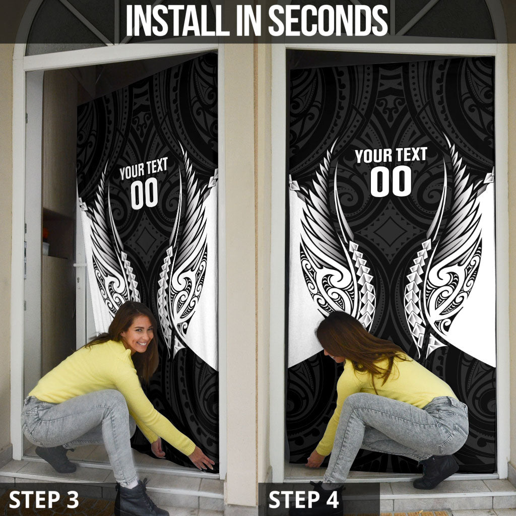 Hawke's Bay 2026 Rugby Custom Door Cover NZ Maori Silver Fern