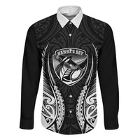 Hawke's Bay 2026 Rugby Custom Family Matching Mermaid Dress and Hawaiian Shirt NZ Maori Silver Fern