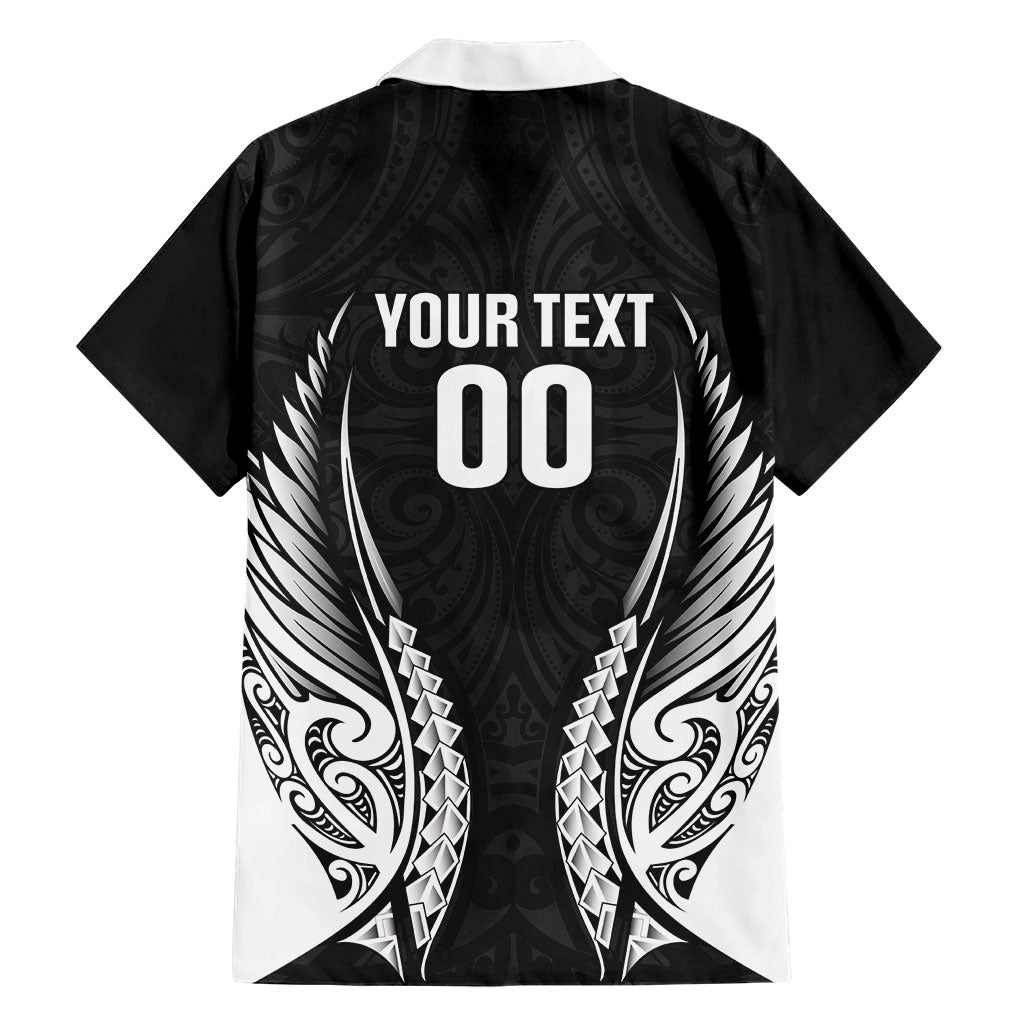 Hawke's Bay 2026 Rugby Custom Family Matching Tank Maxi Dress and Hawaiian Shirt NZ Maori Silver Fern