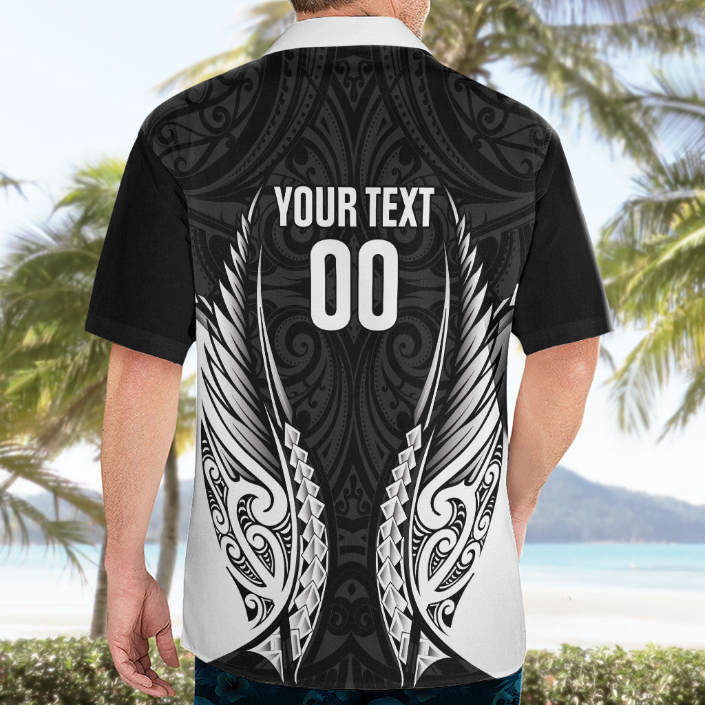 Hawke's Bay 2026 Rugby Custom Hawaiian Shirt NZ Maori Silver Fern