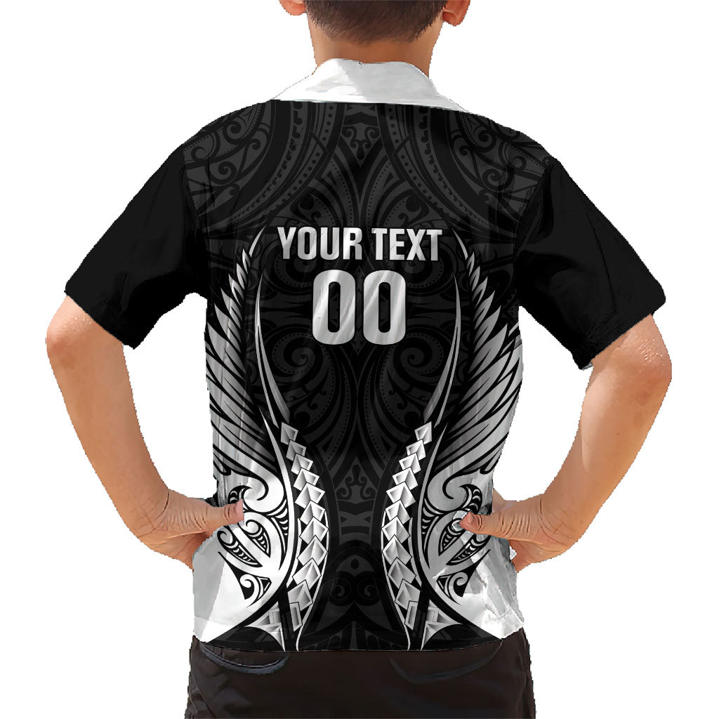 Hawke's Bay 2026 Rugby Custom Hawaiian Shirt NZ Maori Silver Fern