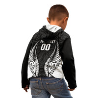 Hawke's Bay 2026 Rugby Custom Kid Hoodie NZ Maori Silver Fern