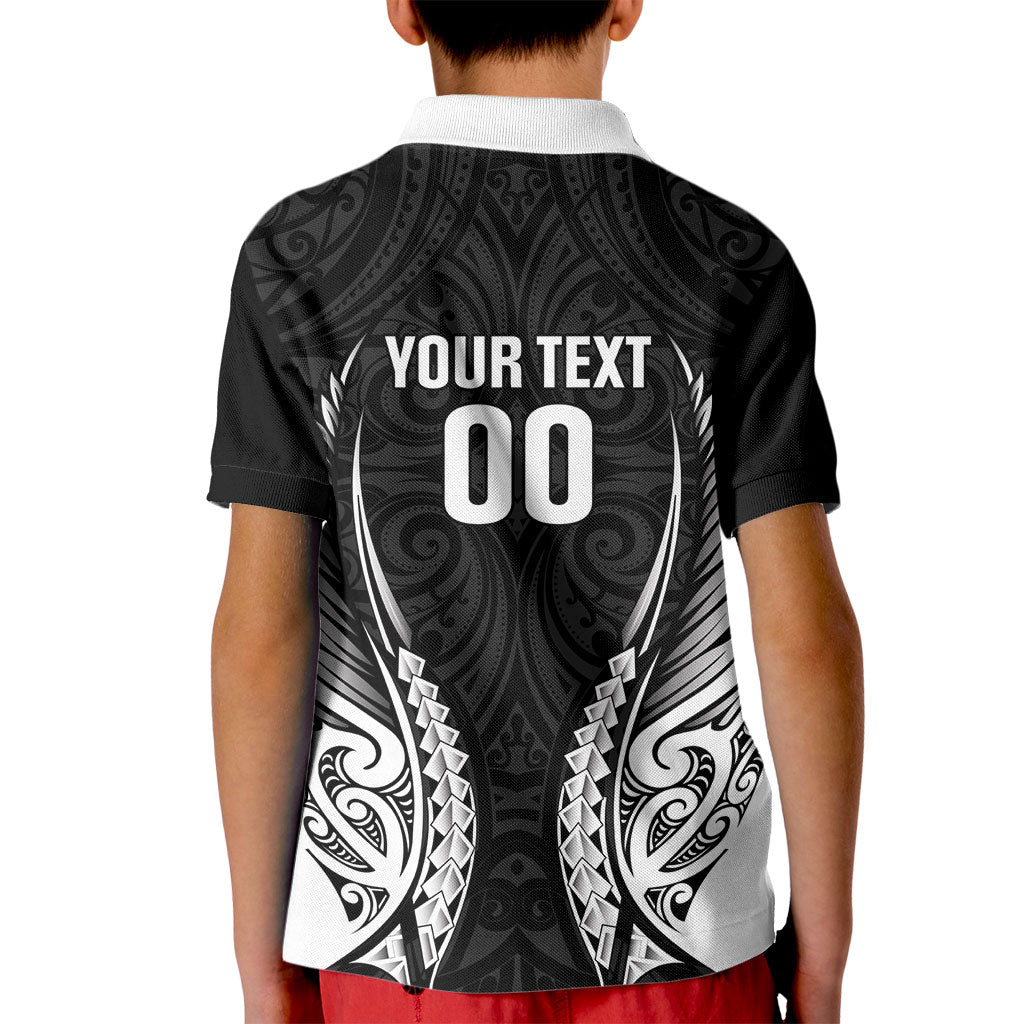 Hawke's Bay 2026 Rugby Custom Kid Polo Shirt NZ Maori Silver Fern