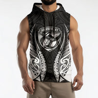 Hawke's Bay 2026 Rugby Custom Sleeveless Hoodie NZ Maori Silver Fern LT14 - Polynesian Pride