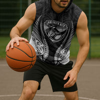 Hawke's Bay 2026 Rugby Custom Sleeveless Hoodie NZ Maori Silver Fern LT14 - Polynesian Pride