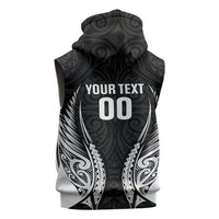Hawke's Bay 2026 Rugby Custom Sleeveless Zip Hoodie NZ Maori Silver Fern LT14 - Polynesian Pride