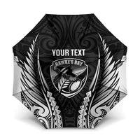 Hawke's Bay 2026 Rugby Custom Umbrella NZ Maori Silver Fern
