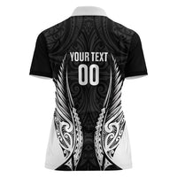 Hawke's Bay 2026 Rugby Custom Women Polo Shirt NZ Maori Silver Fern