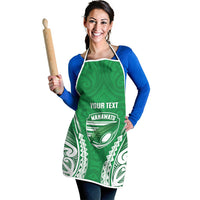Manawatu 2026 Rugby Custom Apron NZ Maori Silver Fern LT14 - Polynesian Pride