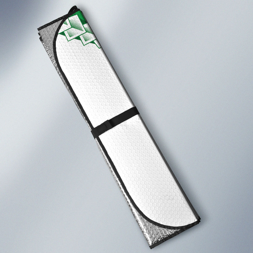 Manawatu 2026 Rugby Custom Auto Sun Shade NZ Maori Silver Fern