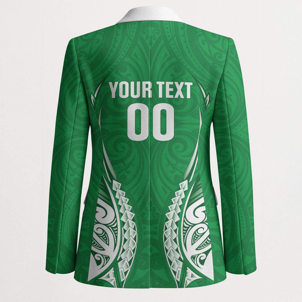 Manawatu 2026 Rugby Custom Blazer NZ Maori Silver Fern LT14 - Polynesian Pride