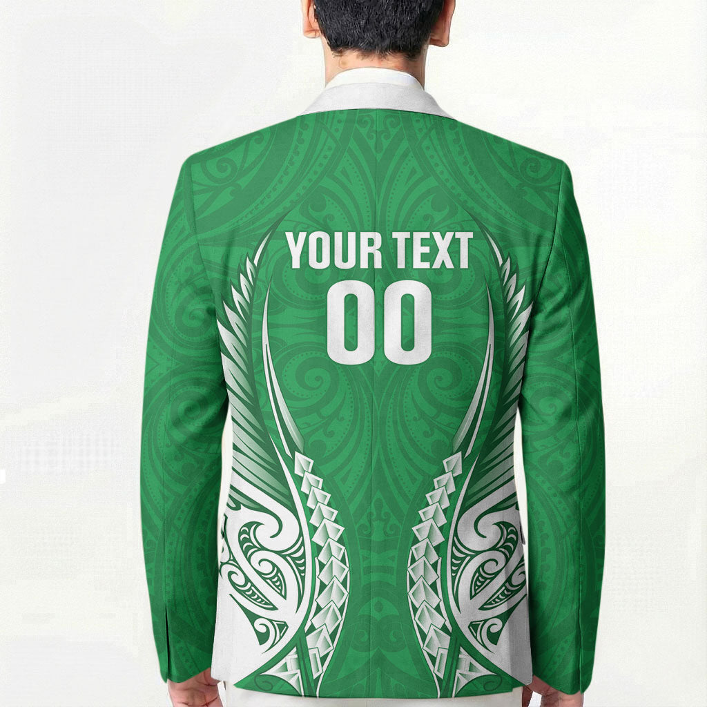 Manawatu 2026 Rugby Custom Blazer NZ Maori Silver Fern LT14 - Polynesian Pride
