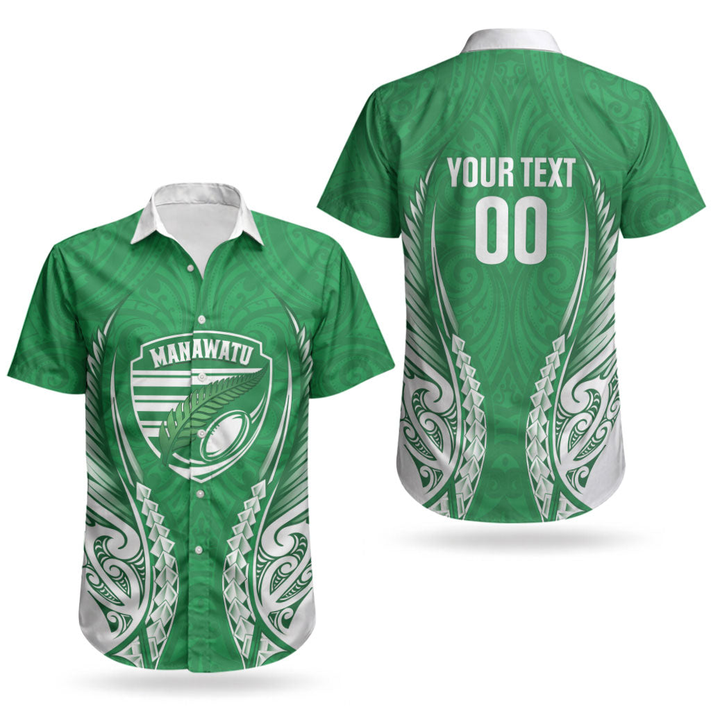 Manawatu 2026 Rugby Custom Couples Matching Tank Maxi Dress and Hawaiian Shirt NZ Maori Silver Fern LT14 - Polynesian Pride