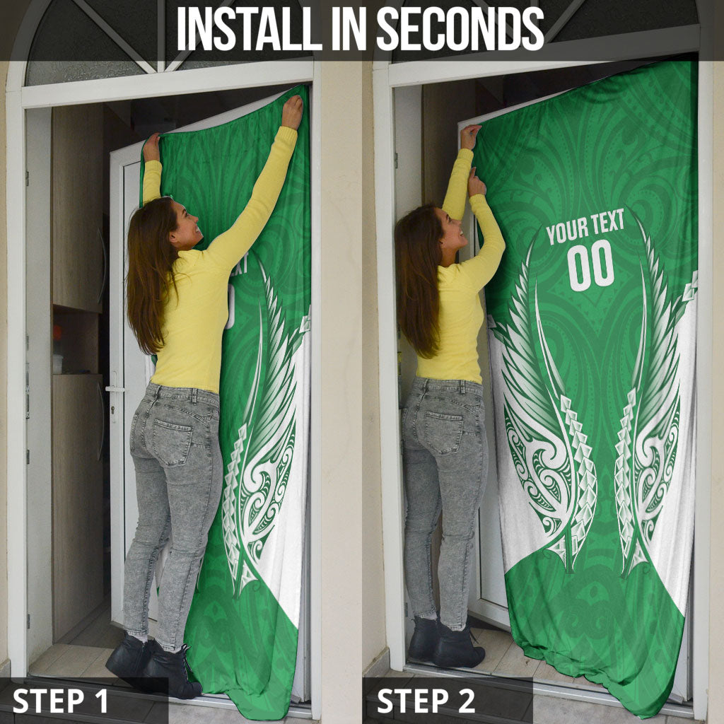 Manawatu 2026 Rugby Custom Door Cover NZ Maori Silver Fern