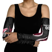 North Harbour 2026 Rugby Custom Arm Sleeves NZ Maori Silver Fern