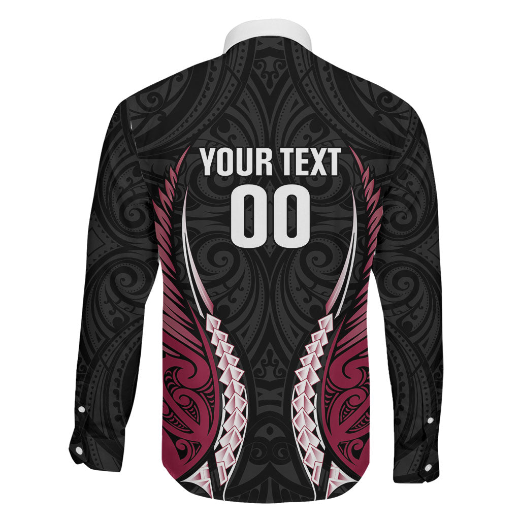 North Harbour 2026 Rugby Custom Family Matching Off Shoulder Maxi Dress and Hawaiian Shirt NZ Maori Silver Fern