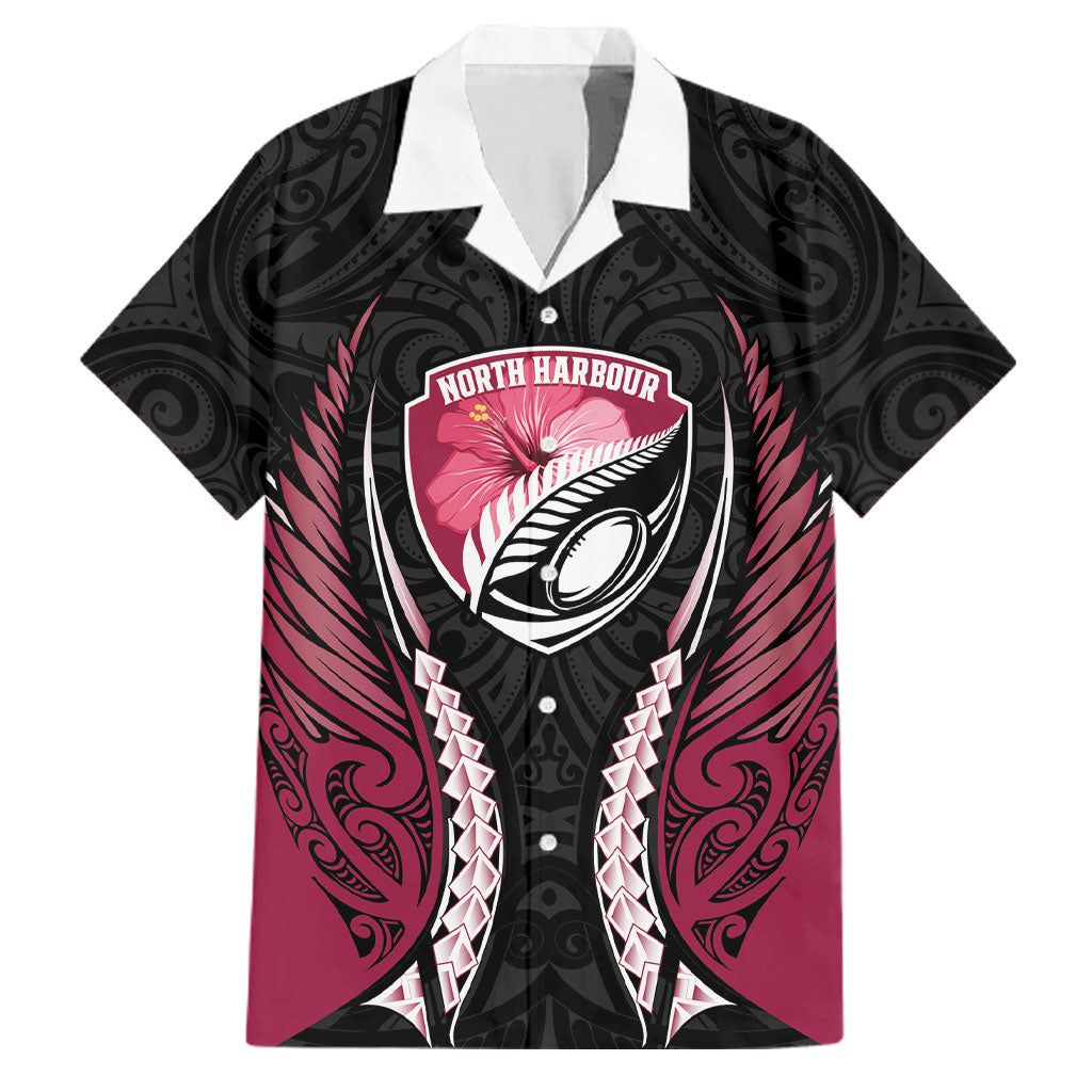 North Harbour 2026 Rugby Custom Family Matching Summer Maxi Dress and Hawaiian Shirt NZ Maori Silver Fern