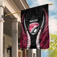North Harbour 2026 Rugby Custom Garden Flag NZ Maori Silver Fern
