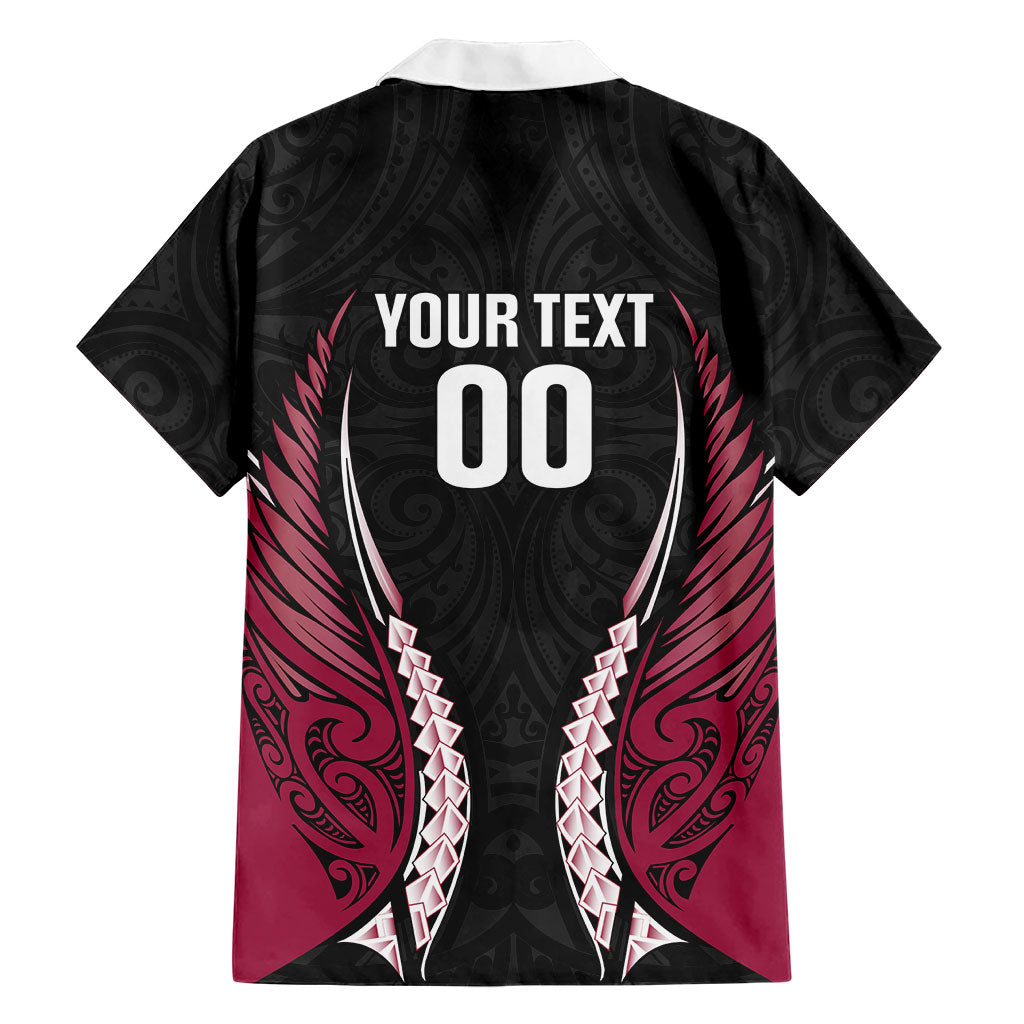 North Harbour 2026 Rugby Custom Hawaiian Shirt NZ Maori Silver Fern