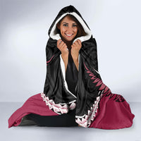 North Harbour 2026 Rugby Custom Hooded Blanket NZ Maori Silver Fern
