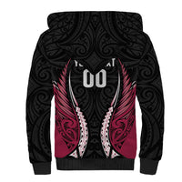 North Harbour 2026 Rugby Custom Sherpa Hoodie NZ Maori Silver Fern