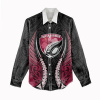 North Harbour 2026 Rugby Custom Women Casual Shirt NZ Maori Silver Fern LT14 - Polynesian Pride