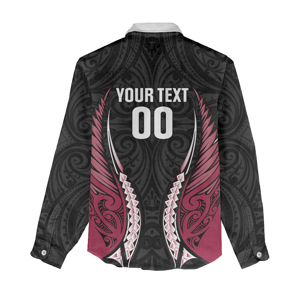 North Harbour 2026 Rugby Custom Women Casual Shirt NZ Maori Silver Fern LT14 - Polynesian Pride