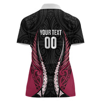 North Harbour 2026 Rugby Custom Women Polo Shirt NZ Maori Silver Fern LT14 - Polynesian Pride