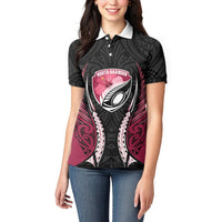 North Harbour 2026 Rugby Custom Women Polo Shirt NZ Maori Silver Fern LT14 - Polynesian Pride