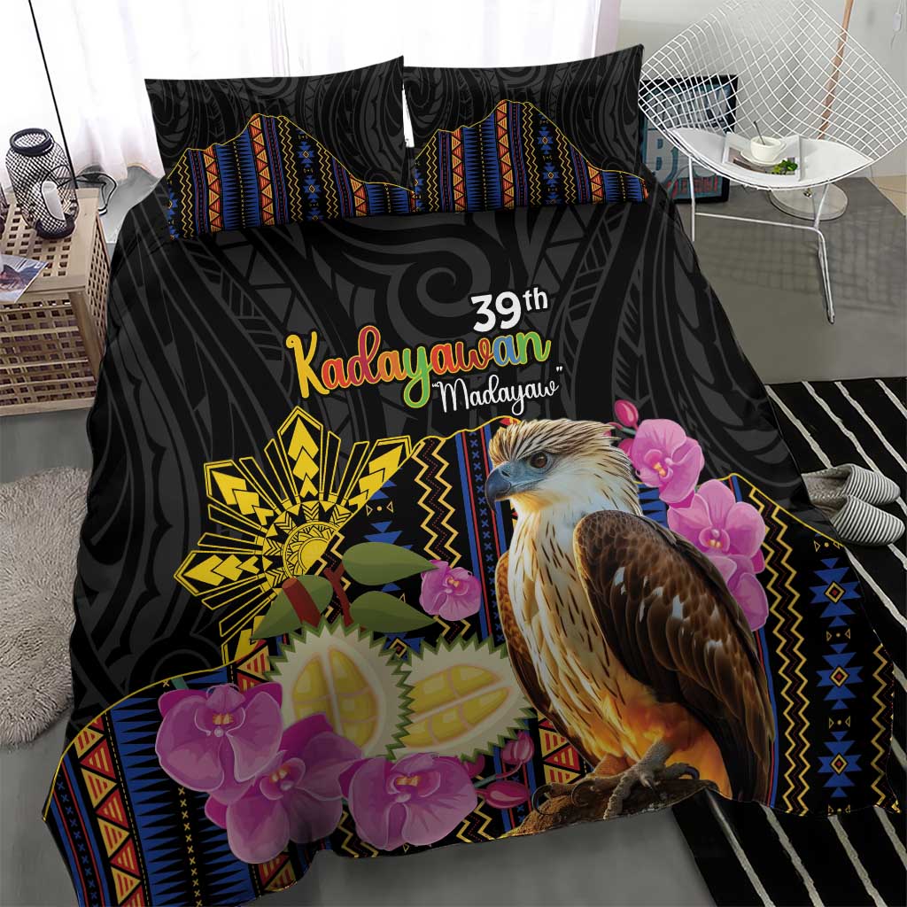 Kadayawan Philippines Bedding Set Filipino Eagle Happy 39th Anniversary