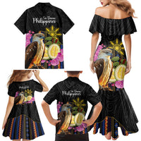 Kadayawan Philippines Family Matching Mermaid Dress and Hawaiian Shirt Filipino Eagle Happy 39th Anniversary