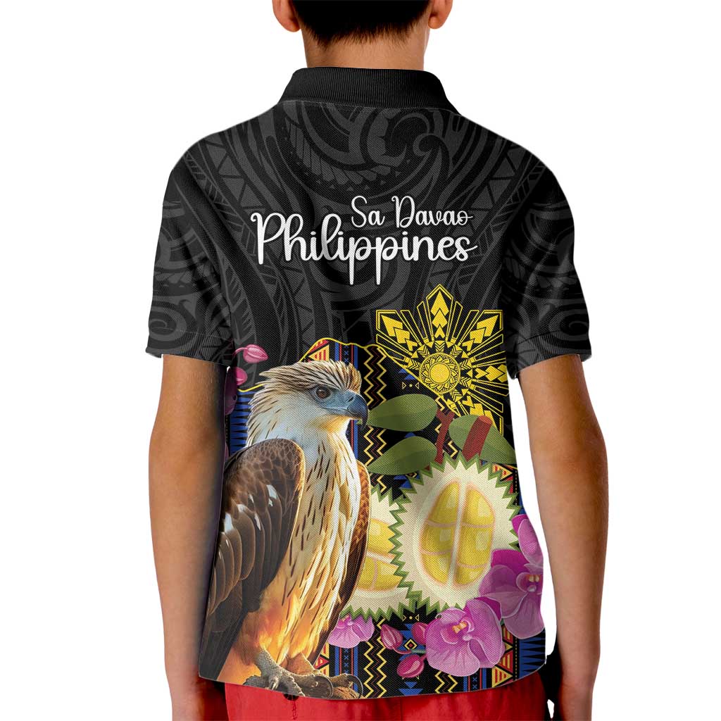 Kadayawan Philippines Kid Polo Shirt Filipino Eagle Happy 39th Anniversary