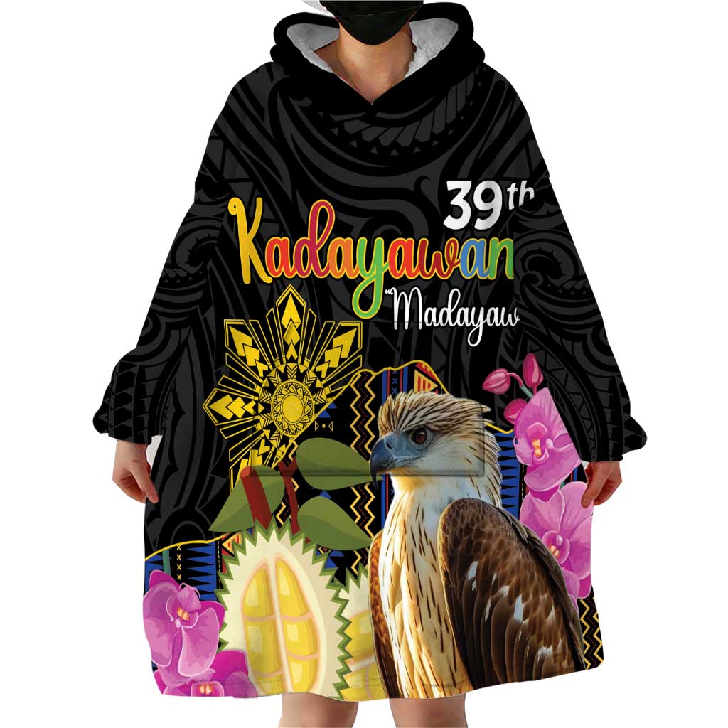 Kadayawan Philippines Wearable Blanket Hoodie Filipino Eagle Happy 39th Anniversary