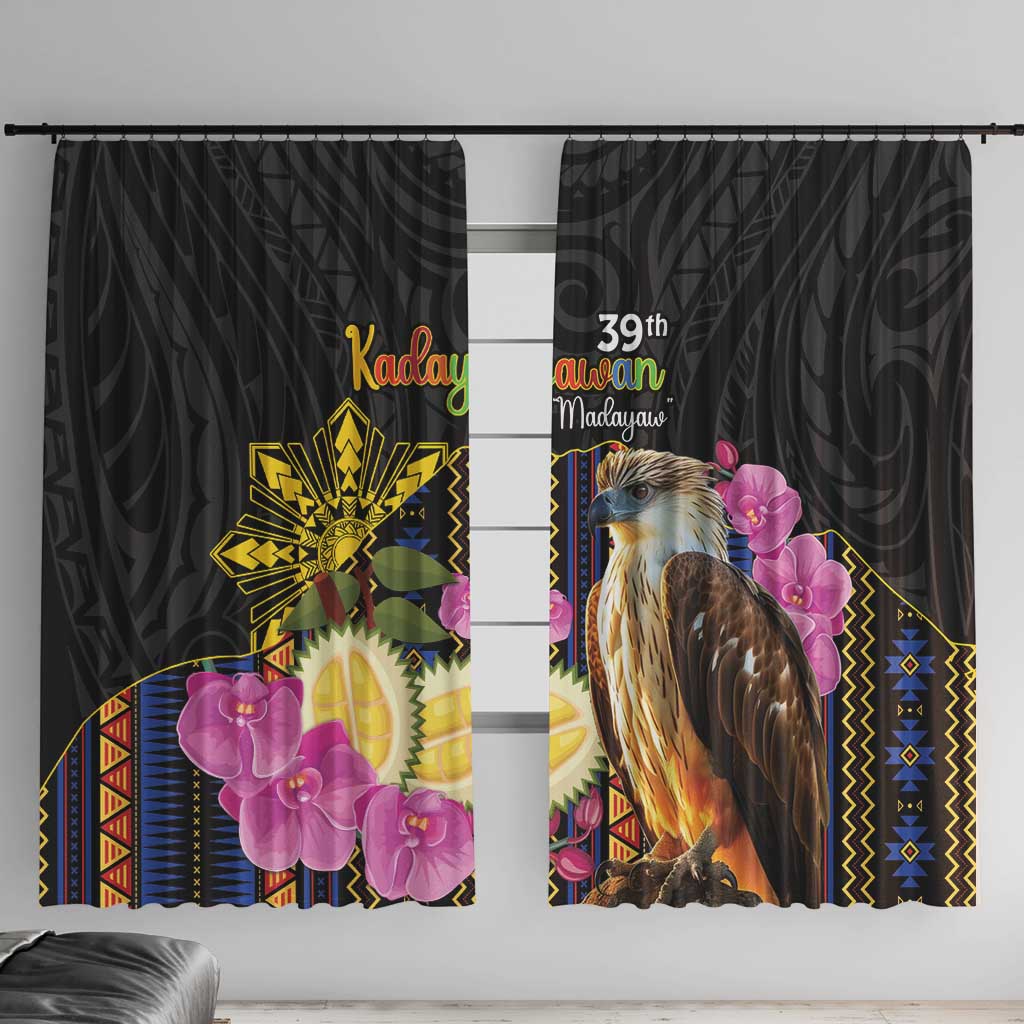 Kadayawan Philippines Window Curtain Filipino Eagle Happy 39th Anniversary