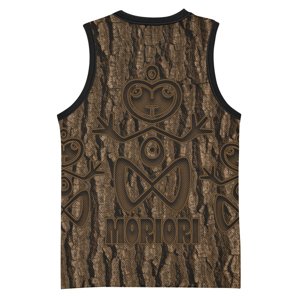 Kioranga Moriori New Zealand Basketball Jersey Kopi Rakau Carving Art LT14 - Polynesian Pride