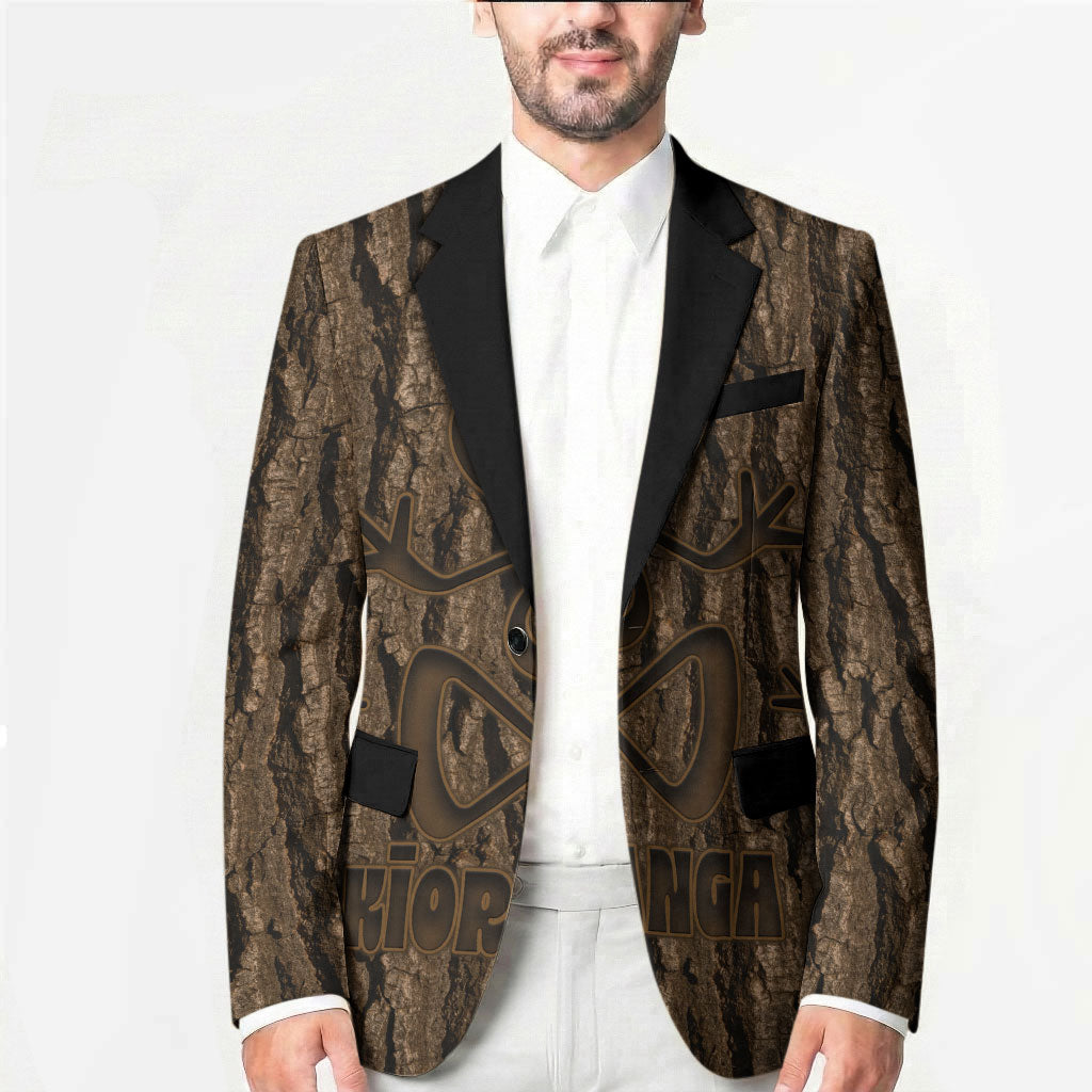 Kioranga Moriori New Zealand Blazer Kopi Rakau Carving Art LT14 - Polynesian Pride