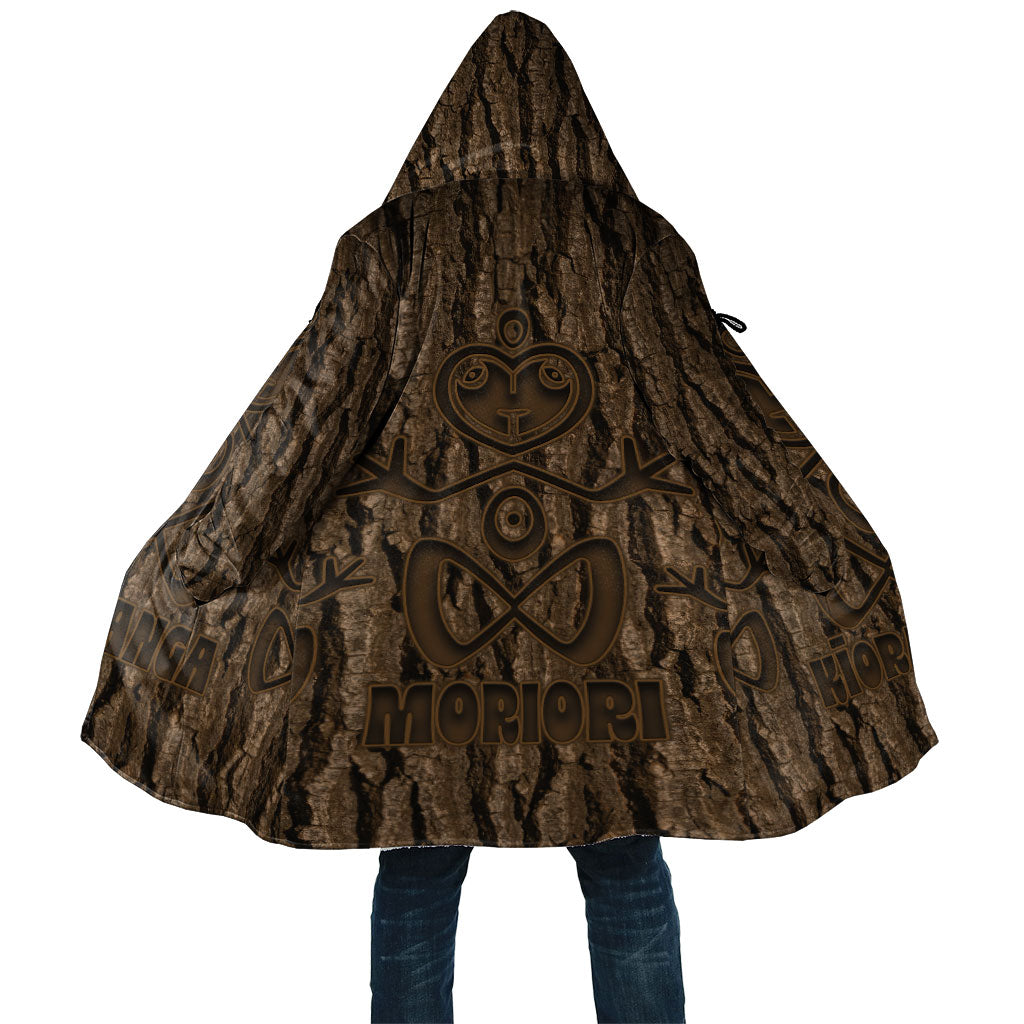 Kioranga Moriori New Zealand Cloak Kopi Rakau Carving Art LT14 Unisex Brown - Polynesian Pride