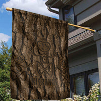 Kioranga Moriori New Zealand Garden Flag Kopi Rakau Carving Art LT14 - Polynesian Pride