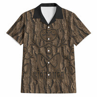 Kioranga Moriori New Zealand Hawaiian Shirt Kopi Rakau Carving Art LT14 Brown - Polynesian Pride