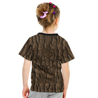 Kioranga Moriori New Zealand Kid T Shirt Kopi Rakau Carving Art LT14 - Polynesian Pride