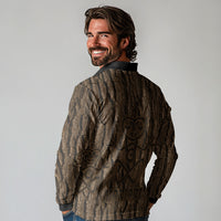 Kioranga Moriori New Zealand Long Sleeve Polo Shirt Kopi Rakau Carving Art LT14 - Polynesian Pride